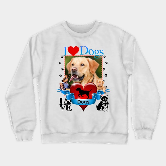 Dog Lover Crewneck Sweatshirt by blueversion